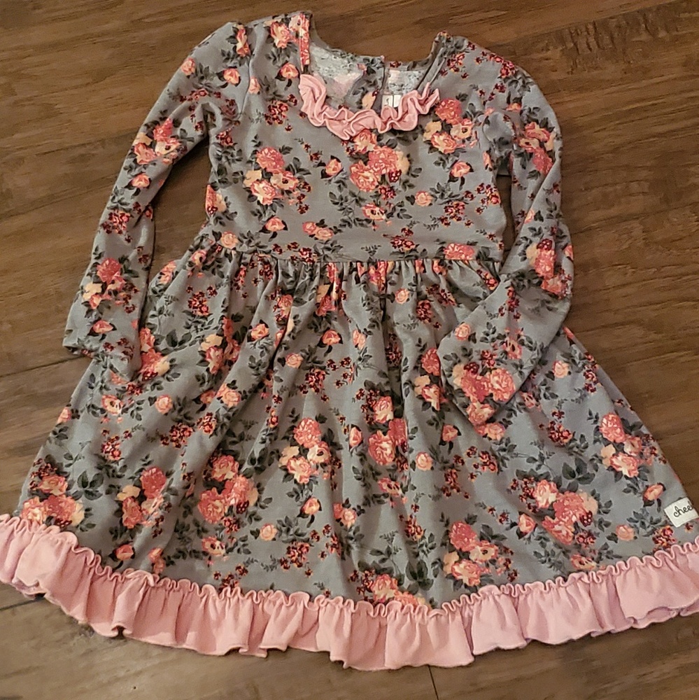 Cheeky Plum floral tie dress